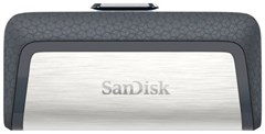 Flash USB Sandisk Ultra Dual 16GB OTG USB-C/USB 3.1 - černý/stříbrný