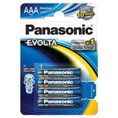 Baterie alkalická Panasonic Evolta AAA, LR03, blistr 4ks