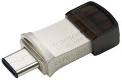 Flash USB Transcend JetFlash 890 32GB USB 3.1 - stříbrný