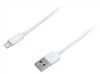 Kabel Connect IT Wirez USB/Lightning, 2m - bílý