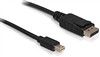 Kabel DeLock DisplayPort / Mini DisplayPort, 3m - černý