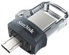 Flash USB Sandisk Ultra Dual m3.0 16GB OTG MicroUSB/USB 3.0 - černý