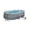 Bazén Bestway Steel Frame Pool 427 x 250 x 100 cm set s kartušovou filtrací - šedý