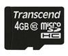 Paměťová karta Transcend MicroSDHC 4GB Class10