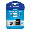 Paměťová karta Verbatim Premium micro SDHC 16GB Class 10 (80R/10W) + adapter